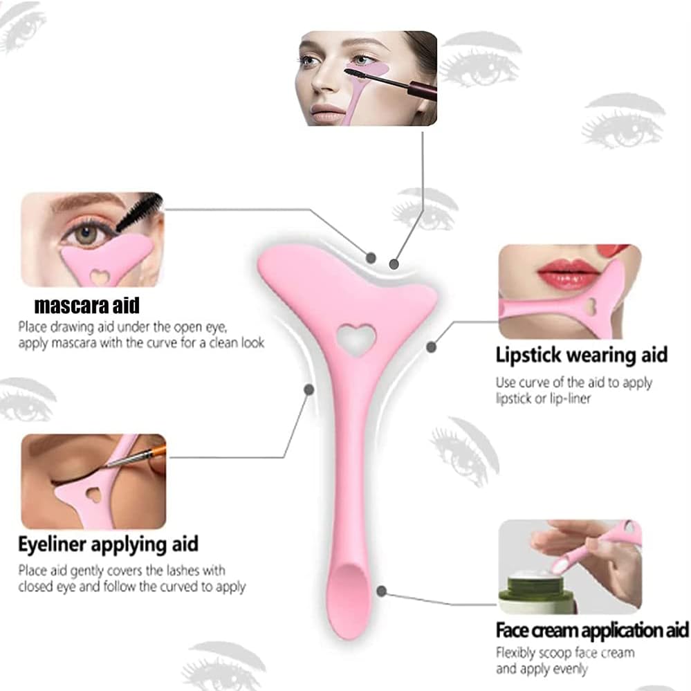 Eyeliner Stencils & Winged Eyeliner Tool – Multifunctional Silicone Eye Makeup Guide