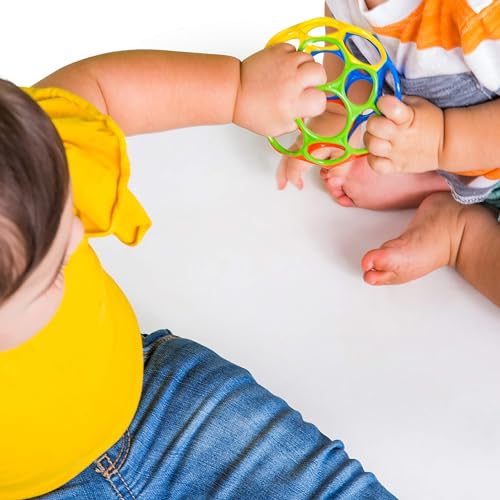 Oball Easy Grasp Classic Ball BPA-Free Infant Toy – 4 Inch Sensory Ball for Newborns
