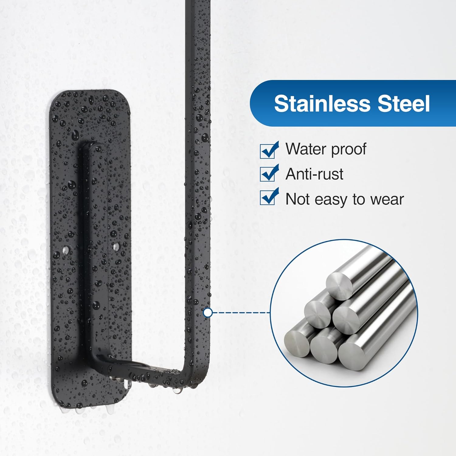 Under Cabinet Paper Towel Holder – Aluminum Alloy, Self-Adhesive or Drilled Mount