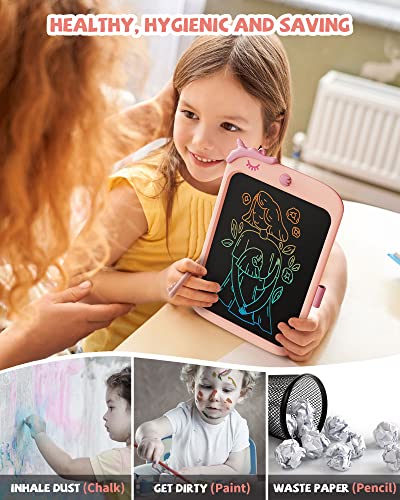 LCD Drawing Tablet 10 Inch – Portable Erasable Writing Board with Lock Function for Kids