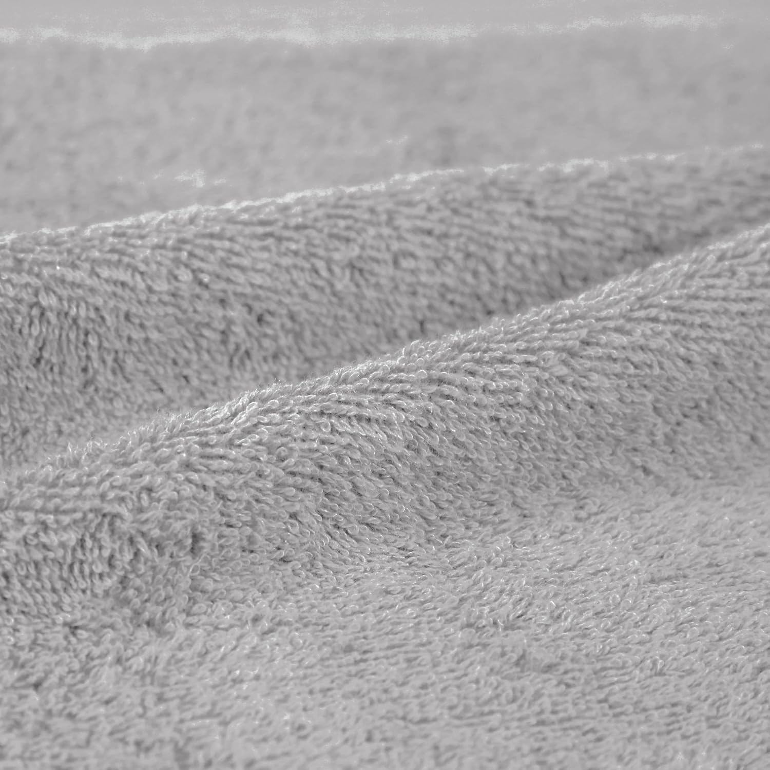 Grey Cotton Bath Towels Pack of 2 – Ultra Soft & Quick Absorbent Bathroom Essentials
