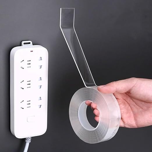 Double Sided Adhesive Tape – Clear Heavy Duty Mounting Tape 4 Pack