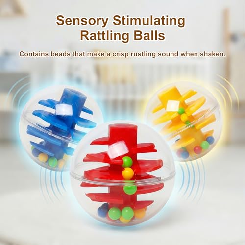 5 Layer Ball Drop Ramp Toy – Colorful Rolling Tower Educational Puzzle for Toddlers 1–2 Years