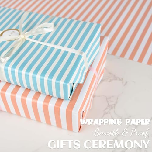 6 Sheets Polka Dot Gift Wrapping Paper – Colorful Birthday & Wedding Gift Wrap Set
