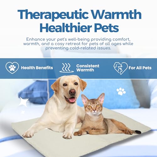 Premium Thermal Pet Bed – Self-Heating Cat Cushion with Soft Removable Cover