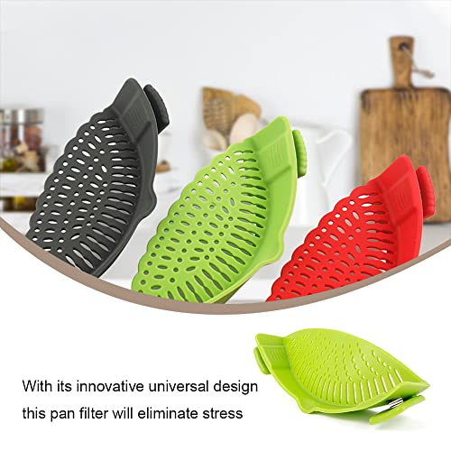 Multifunction Silicone Pot Strainer – Heat Resistant Clip Colander for Pasta, Rice & Veggies