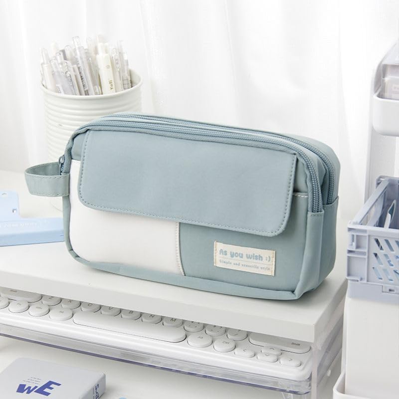 Aesthetic Stationery Set with High-Capacity Pencil Case – Cute School & Office Supplies- 42 Pcs