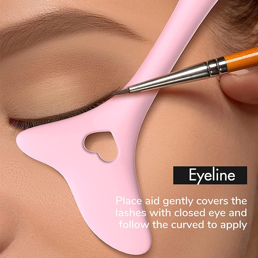 Eyeliner Stencils & Winged Eyeliner Tool – Multifunctional Silicone Eye Makeup Guide