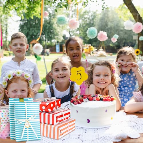 6 Sheets Polka Dot Gift Wrapping Paper – Colorful Birthday & Wedding Gift Wrap Set