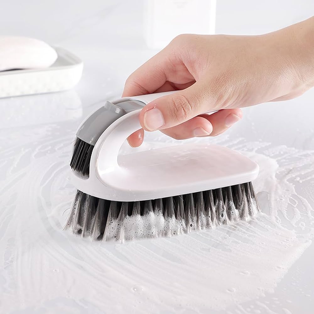 Rectangular Cleaning Scrub Brushes – Multi-Surface Household Scrubbing Brush Set (Pack of 2)