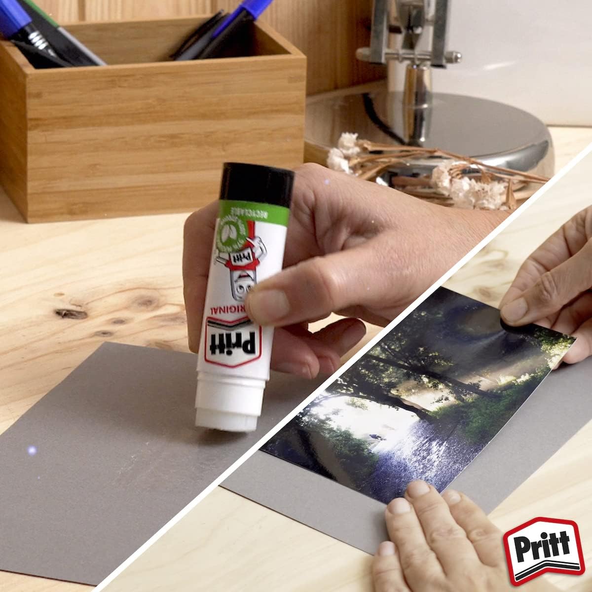 Glue Stick Craft Adhesive, Safe & Child-Friendly School and Office Glue, 22 g, 3-Pack