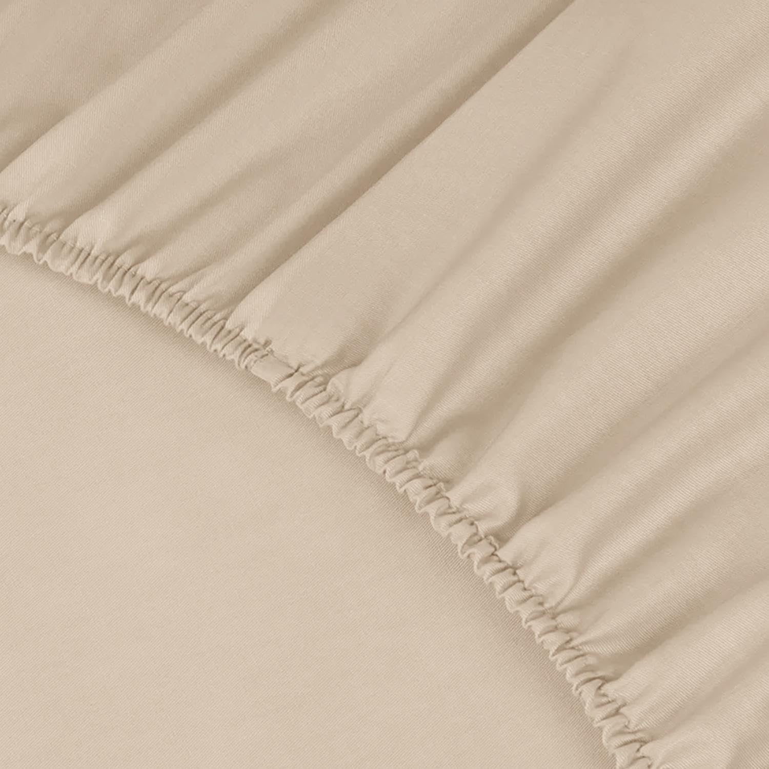Extra Deep Fitted Bed Sheet 40 cm – Double Size, Brushed Microfiber, Soft Breathable