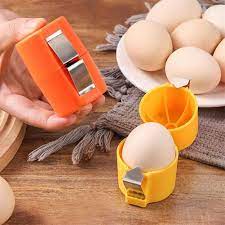 Egg Shell Opener Tool – Stainless Steel Egg Cracker for Quick & Clean Boiled Egg Peeling